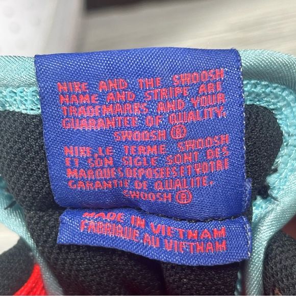 Nike Air Force 1 React GS 'Astronomy Blue Laser Crimson' Sneaker Shoe Womens 7.5 - Picture 9 of 11